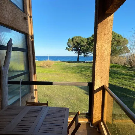 Residence Santa Lucia, Studio Avec Piscine , Vue Mer Et Pied Dans L'Eau , Moriani-Plage Exterior foto